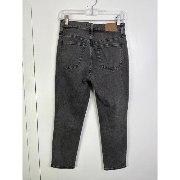 Madewell Jeans Womens 25P Perfect Vintage Denim Washed Gray  Tapered Ankle - Picture 2 of 10
